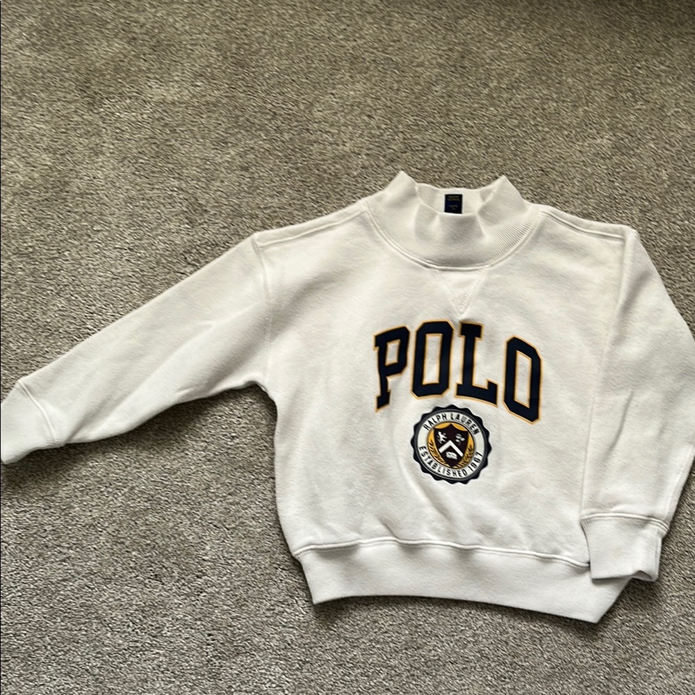 Polo by Ralph Lauren White Kids Sweatshirt
